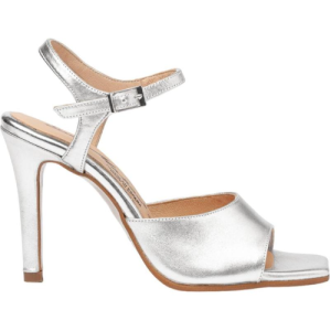 SANDALIAS PLATINO PULSERA ABIERTA SHINY